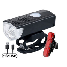Adventure's Beacon, USB oplaadbare fietsverlichting, waterdichte IP65 fietslampen, fietsverlichting met snelsluiting, oplaadbare fietsverlichtingsset