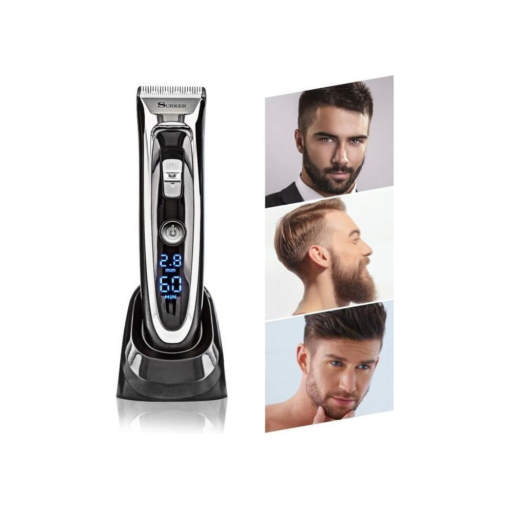 PRO-Ceramic Titanium Cordless Clipper with LCD Display
