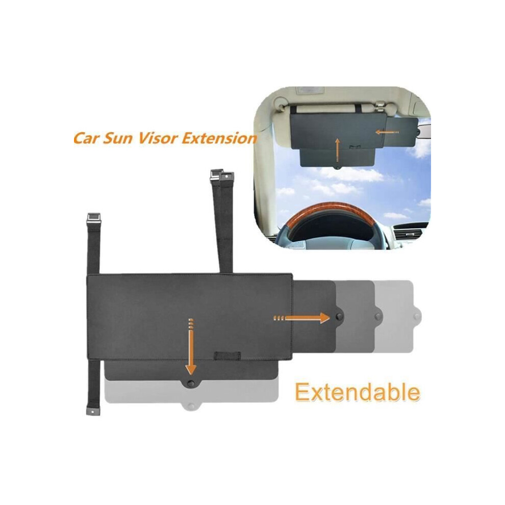 Car Sun Visor Extender, Universal Anti-Glare Sun Visor, Uv Protection For Driver And Passenger Seat 7333425887967