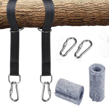 Adventure Ready Swing Set, Weatherproof Tree Swing Straps, Indestructible Steel Carabiner For Outdoor Exploration