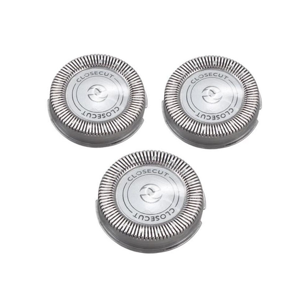 3 replacement blades for Philips Norelco HQ4, HQ58, HQ56, HQ80 shaver heads