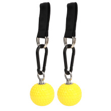 Powerballs für Krafttraining von Unterarm und Griffkraft, robustes und strapazierfähiges Kugelmaterial aus PU mit Edelstahlhaken für Fitnessstudio