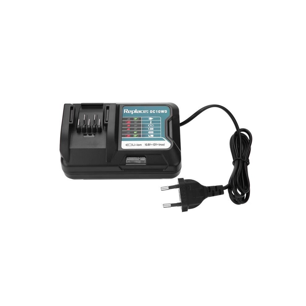 Eiffel Lithium Fast Charger For Makita 10.8V 12V Dc10wd - Bl1015 Battery, Eu Plug 100-240V 7333425915660