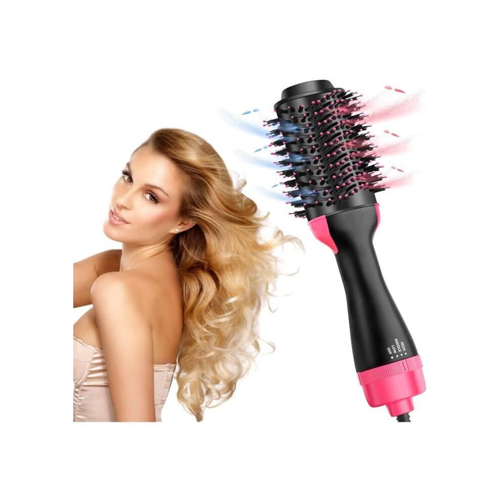 Hot Air Brush, One-Step Hair Dryer, Multi-Function, High Power, 3 in 1, Negative Ionic Hair Straightener for Salon GORIFEI