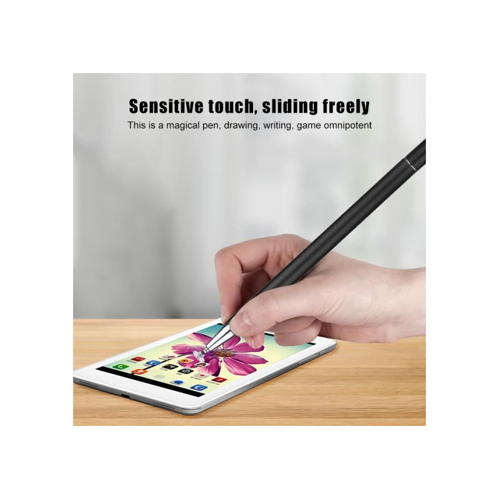 Capacitive Stylus Pen With Suction Cup For Capacitive Touch Screen For Drawing, Painting And Writing - Black 7333425909942