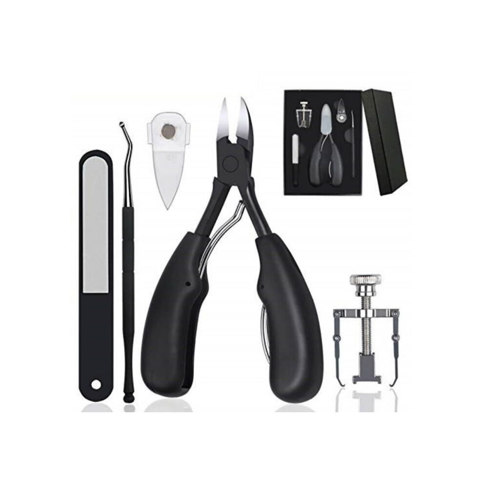 5Pcs Professional Stainless Steel Nail Clipper Kit for Manicure and Pedicure