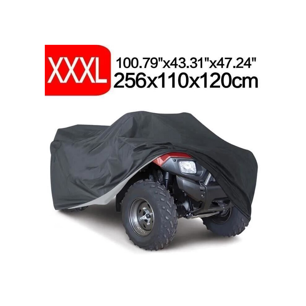 Protective Cover For Motorcycle, Quad, Atv, Outdoor, Waterproof, Anti-Uv, Size Xxxl, Black 7333425914885