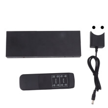 Rozdzielacz wyjściowy HDMI Multi Viewer4X2Matrix z płynnym przełączaniem, obsługą pilota IR 4K@60Hz i elastycznymi trybami wyświetlania,