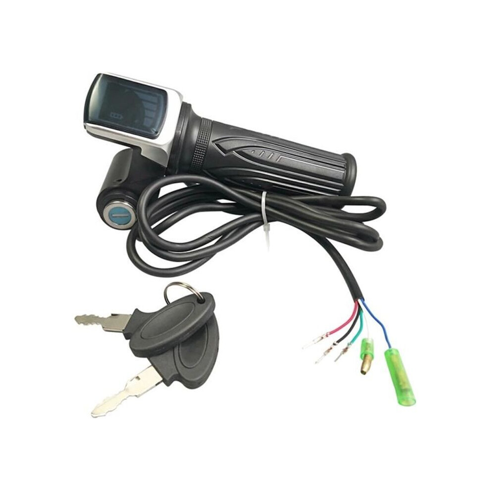 36V/48V Electric Bike Twist Throttle Grip Lcd Display Key 7333425917374
