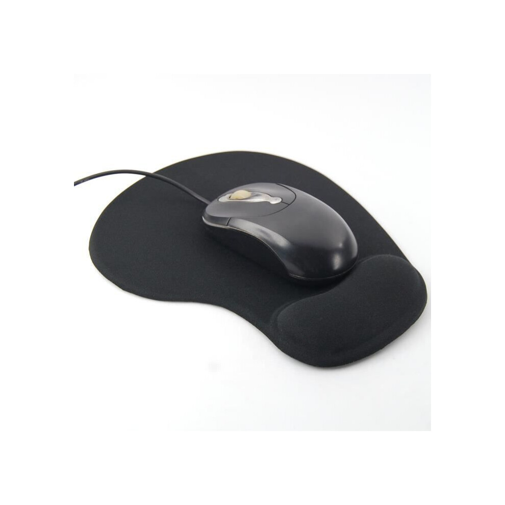 Trixes Comfort Gel Wrist Rest Mouse Pad For Pc - Black 7333425910061