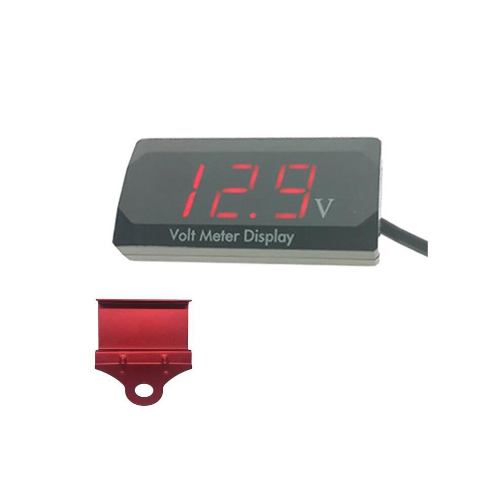 Led Voltage Detector Digital Display Voltmeter For Car Motorcycle Voltage Detector Panel Voltage Gauge 12V 7333425915912