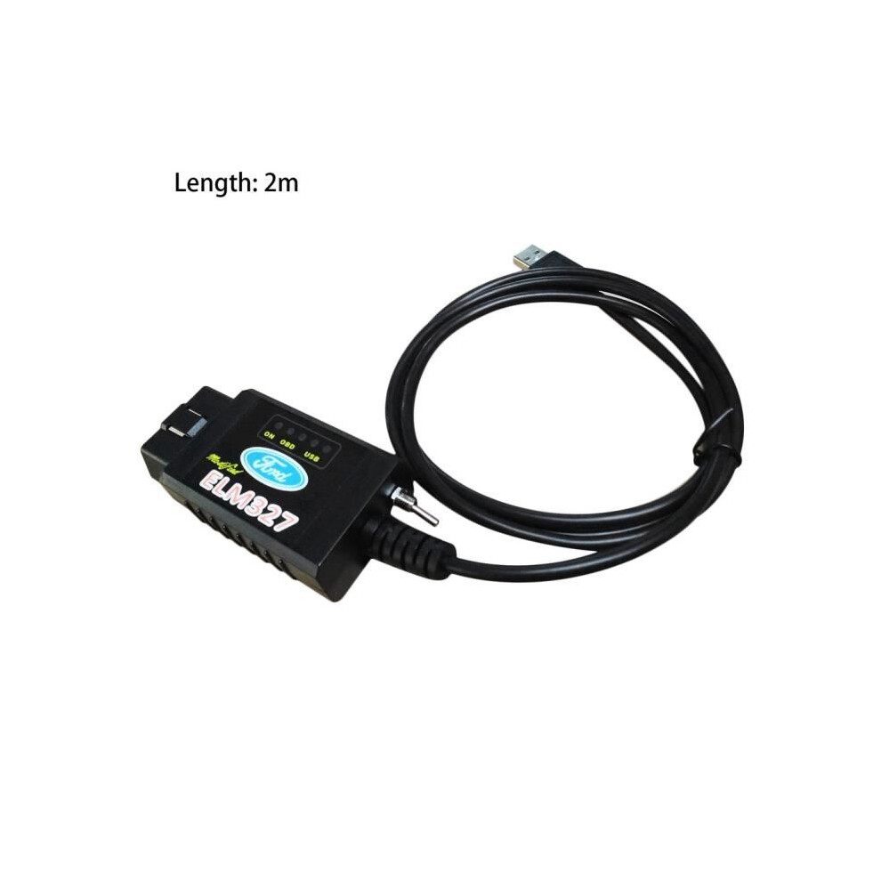 Modified Elm327 Ms-Can Hs-Can Forscan Obd2 Usb Diagnostic Scanner For Ford Black 7333425916889