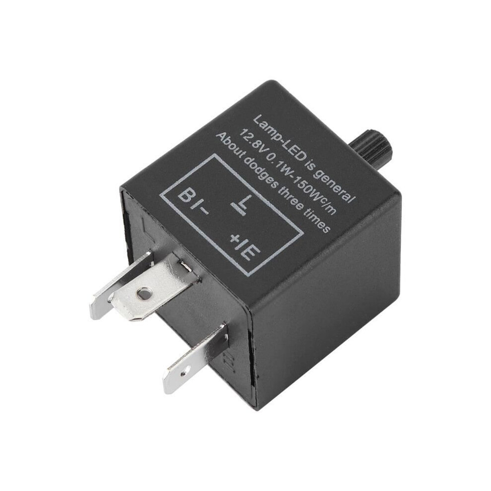 Universal Adjustable Electronic Led Flasher Relay For Automotive Turn Signals 7333425920756