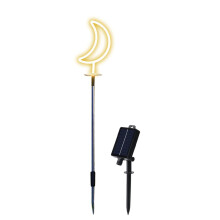 Solarbetriebene LED-Neon-Herzleuchte für den Garten, wasserdicht, einfach zu bedienen, wiederaufladbarer Akku
