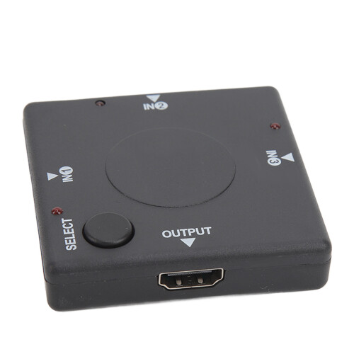 Εναλλαγέας HDMI με 3 εισόδους/εξόδους, ανάλυση 4K, υποστήριξη ποιότητας εικόνας 1