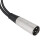 Καλώδιο XLR Y Splitter Adapter Ισορροπημένα σήματα ήχου Θηλυκό XLR σε διπλό αρσενικό XLR 6
