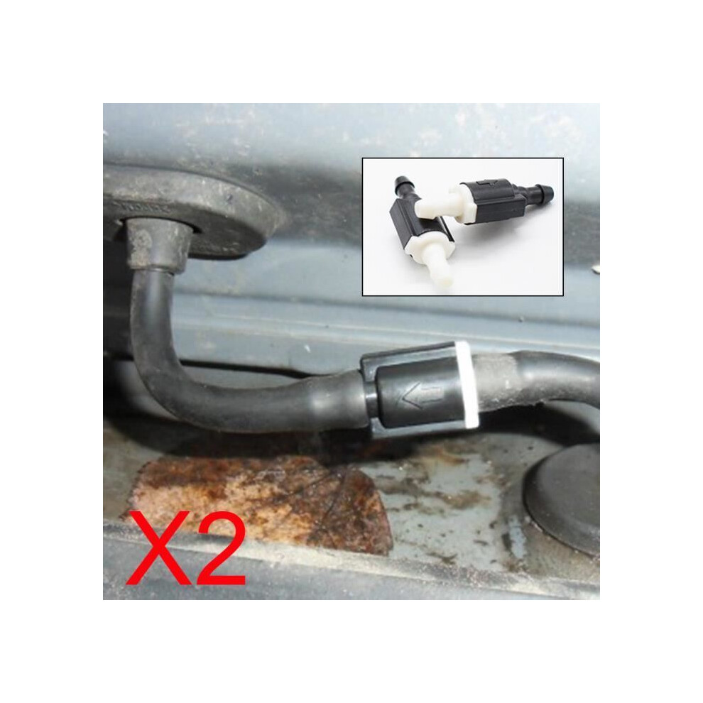 Xukey 2Pcs Windshield Washer Nozzle Check Valve Non Return Valve For Toyota Lexus Scion 7333425921036