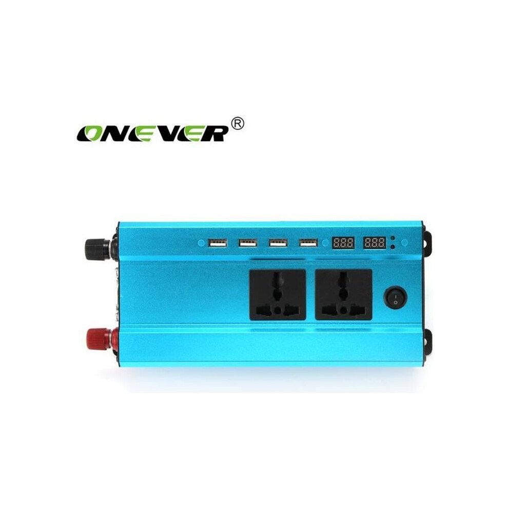4000W 24V 220V Pure Sine Wave Inverter - Blue 7333425913383