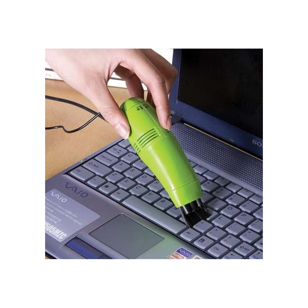 Mini Dust Brush For Laptop Computer Cleaning Tools Mini Powerful Usb Keyboard Cleaner Vacuum Cleaner 7333425915455