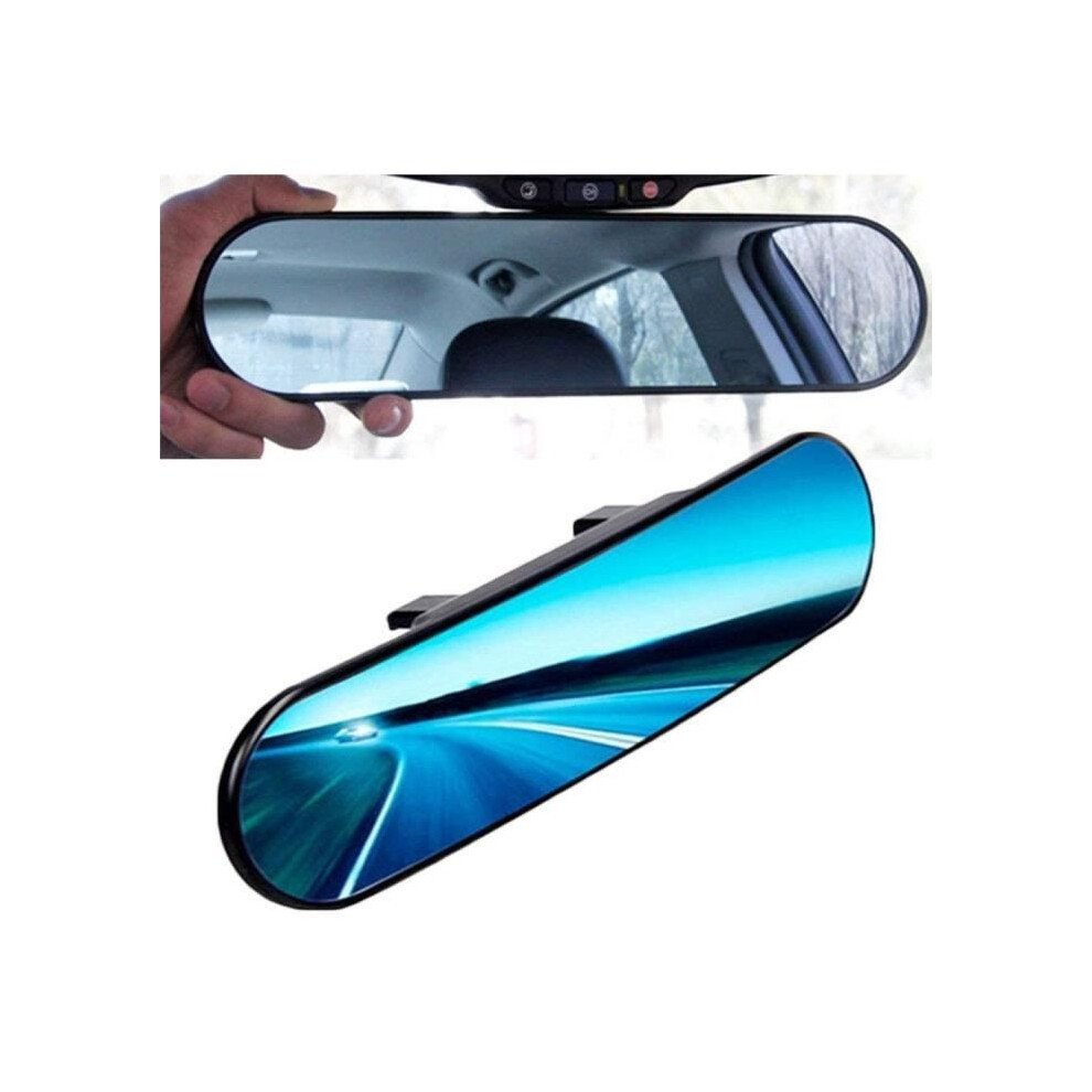 Kentop Universal Car Anti-Glare Round Panoramic Interior Rearview Mirror With Angle Adjustment Blue 7333425920909