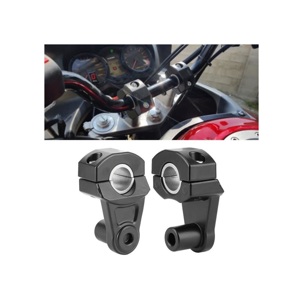 2Pcs Universal Cnc Aluminum Swivel Motorcycle Handlebar Risers (22Mm/28Mm) 7333425920237