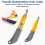Golfgriff-Ersatzwerkzeug-Set, 4-teilig, 4