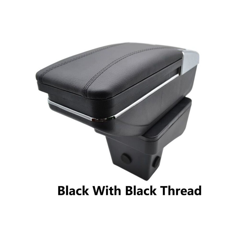 Leather Center Armrest With Cover, Specific For Suzuki Vitara 2015-2019 (With Stitching) Black 7333425912867