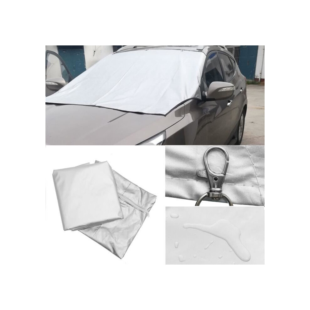 Magnetic Car Windshield Cover - Anti-Frost, Snow, Anti-Uv - Silver 7333425915028