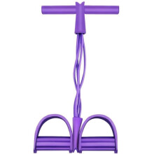 Jetcco Tension Rope, 4 Tube Pedal Ropes, Stretch Exercise Bands for Home Gym
