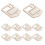 100 Pcs Fio De Para Ponto Cruz 11