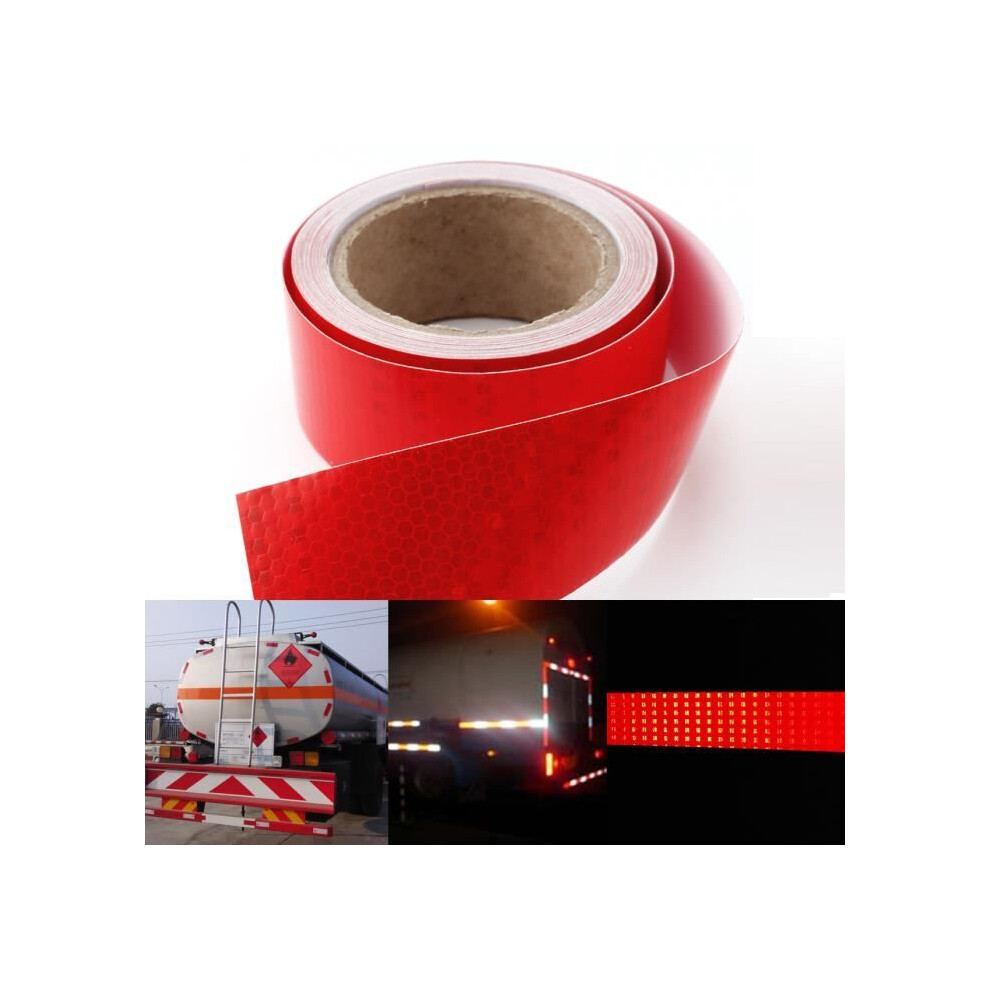 10M X 5Cm Self-Adhesive Reflective Light Strip In Red 7333425912218