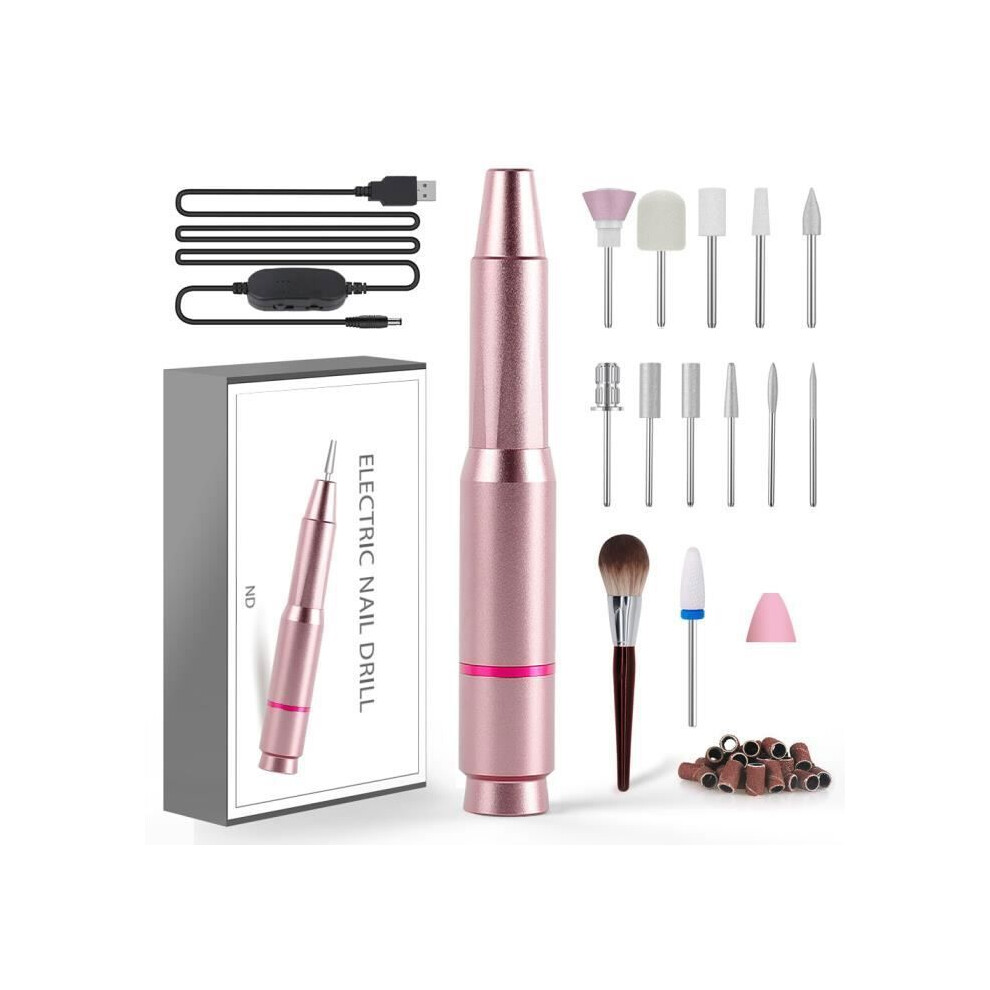 12 in 1 Electric Nail File 25000 RPM Adjustable Speed for Manicure and Pedicure