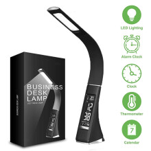 Wiederaufladbare LED-Schreibtischlampe mit ClearSun-LED-Technologie, flexiblem Schwanenhals und Touch-Dimmfunktion, moderne Leuchte für Homeoffice