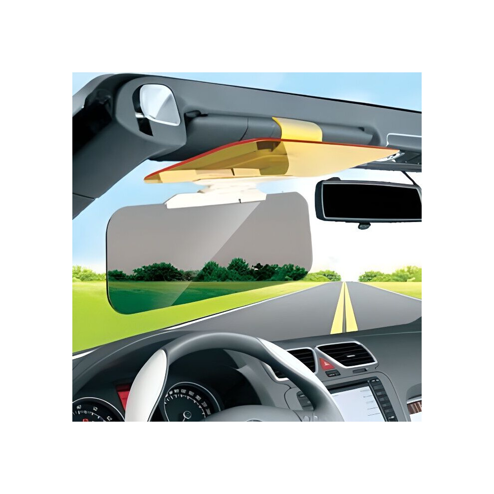 Sun Visor - Anti-Glare - Sun Protection - Car - Easy To Clip Black 7333425914083
