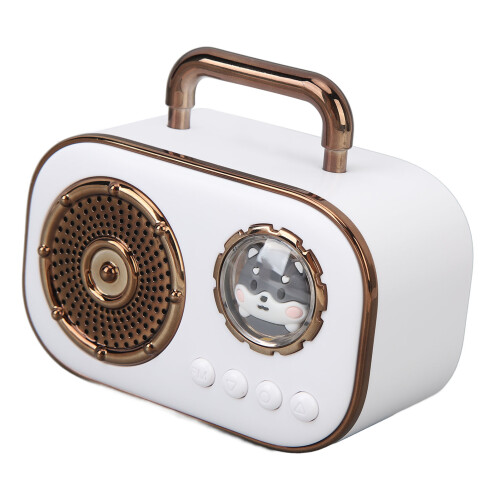 Ρετρό ηχείο Bluetooth, vintage ραδιόφωνο με κλασικό στυλ, κρυστάλλινο στερεοφωνικό ήχο, 1