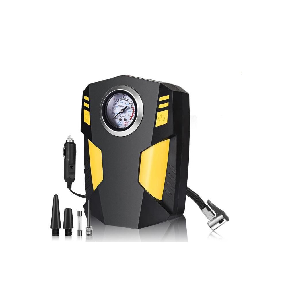 12V Portable Air Compressor, 150Psi Analog Inflator, 30L/Min, Car Tire Pump, Electric Cigarette Lighter, Bicycle Pump 7333425920671