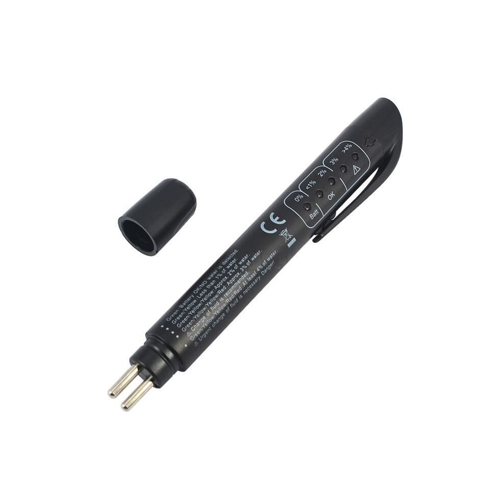Brake Fluid Tester, Automotive Detector, Diagnostic Tool, Calibrated Brakes For Vehicles With 5 Led Indicator 7333425916414