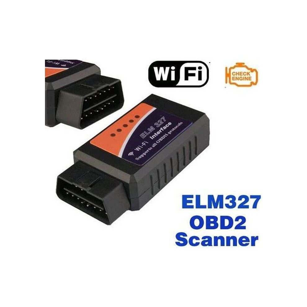 Diagnostic Tool - Elm327 - Obd2 Wifi Scanner - Universal - Engine Diagnostics Black 7333425916926