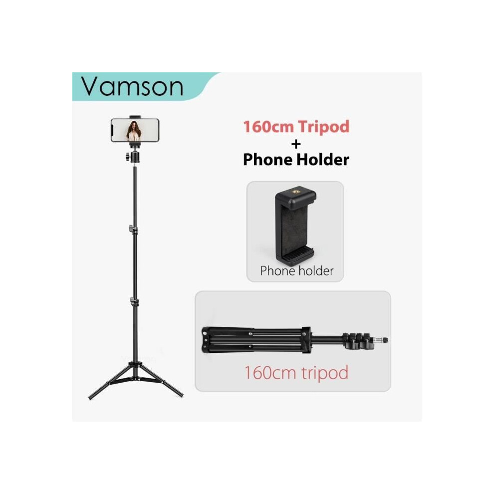 Vls02c-160Cm Set: Phone Tripod, Camera Monopod, Smartphone & Projector Stand 7333425939628