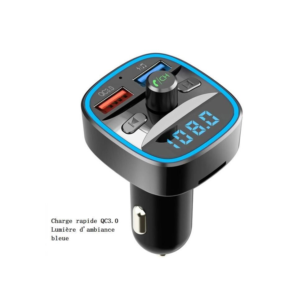 Bluetooth Fm Transmitter, Car Charger, Mp3 Player, Wireless Radio Adapter Transmitter Kit 7333425940648