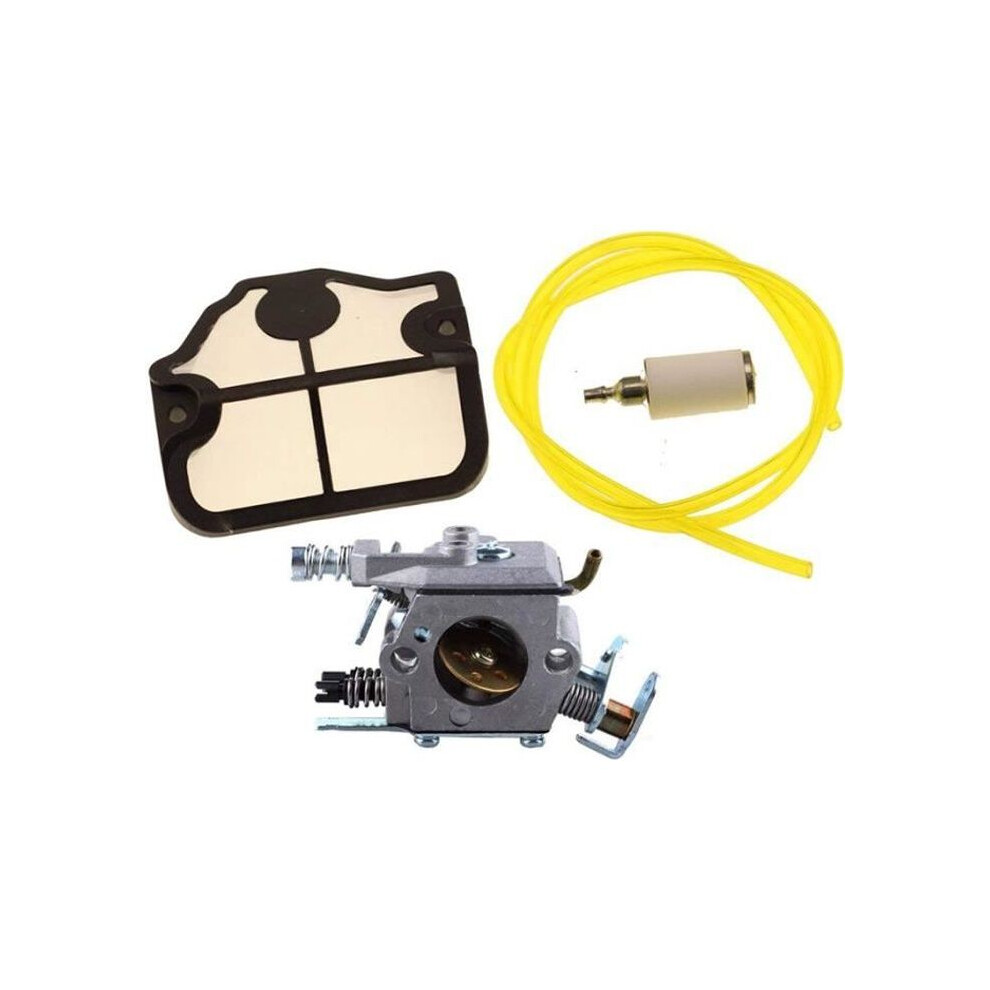 Carburetor With Air Filter, Fuel Line And Fuel Filter For Husqvarna 36 41 136 137 141 142 Chainsaw 7333425917930