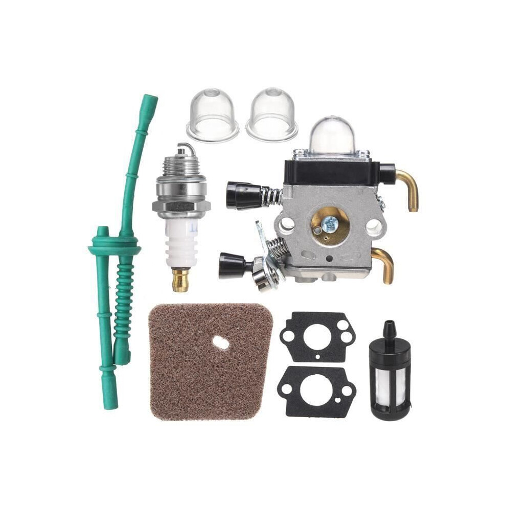 New Carburetor With Air Filter And Fuel Hose For Stihl Fs38 Fs45 Fs46 Fs55 Km55 Fs85 Brushcutter 7333425917596