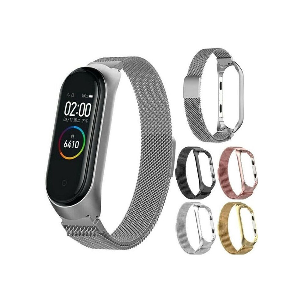 Stainless Steel Magnetic Milanese Watch Strap For Xiaomi Mi Band 3/4 7333425937853