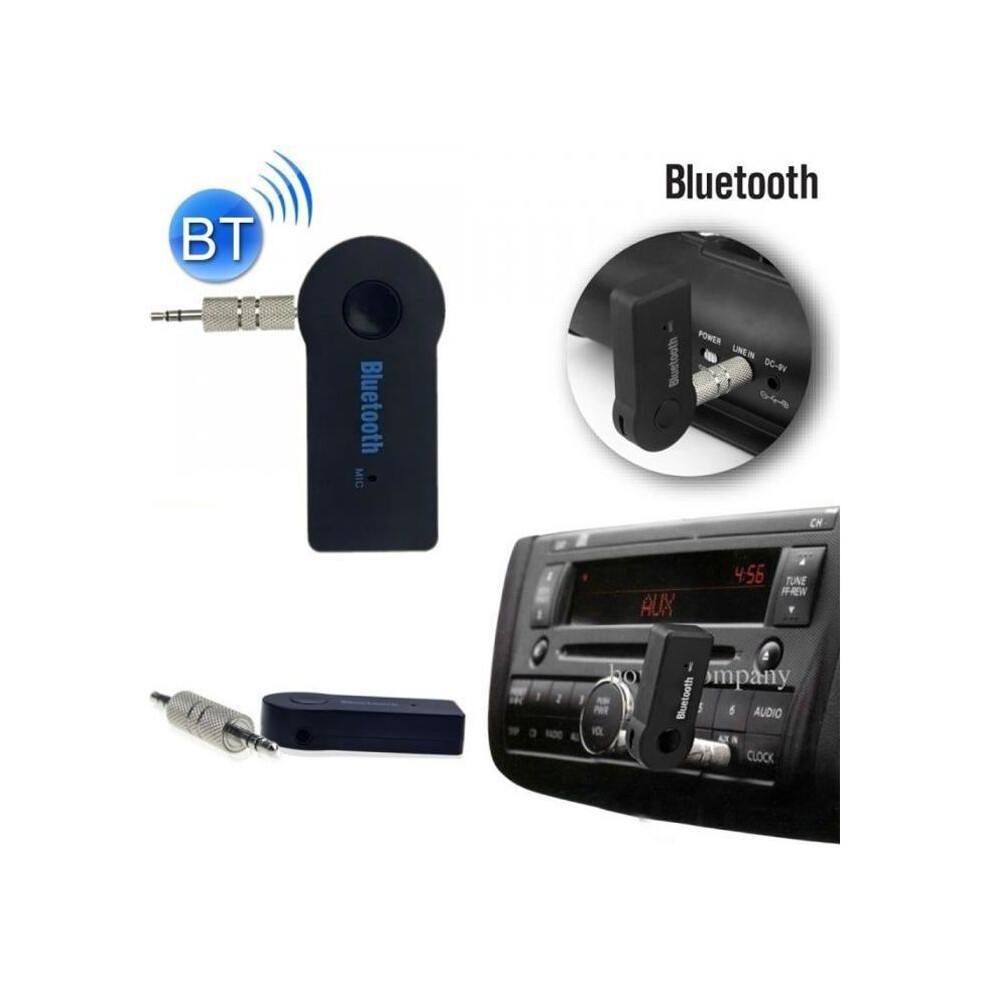 Bluetooth Audio Receiver, 3.5Mm Jack, Built-In Microphone, Black 7333425939833