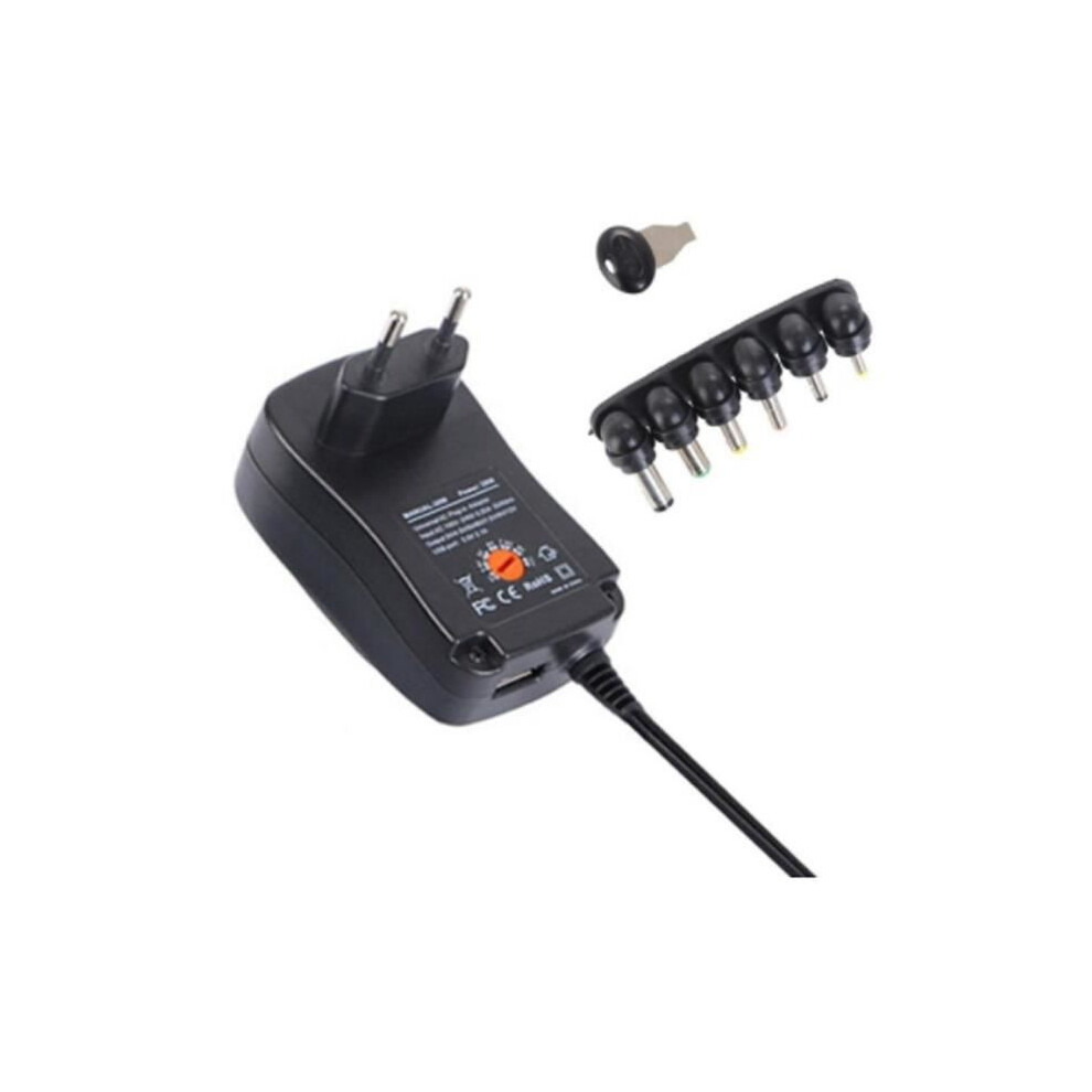 30W Universal Power Adapter Ac - Dc 3V - 4.5V - 6V - 7.5V - 9V - 12V Adjustable 7333425939178