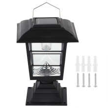 Charmante Solar-Pfostenleuchten, helles LED-Licht mit warmweißem Schein für gemütliche Abende im Freien