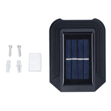 Luci da parete a LED ad energia solare, illuminazione di sicurezza per esterni, IP65, impermeabili, ricarica e accensione automatiche, luci