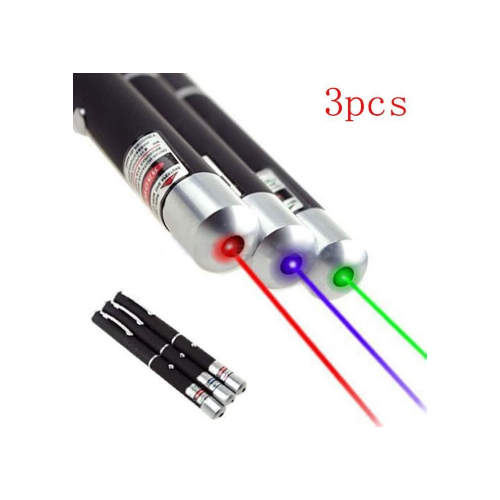 Pack Of 3 Powerful 5Mw Laser Pointer Pens 7333425944103