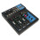 Advanced 4 Channel Audio Mixer With Wireless Bluetooth Identification Multi Functional Control Panel HD Backlit LCD Display And 3 Band Equalization Ad 8