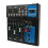 Advanced 4 Channel Audio Mixer With Wireless Bluetooth Identification Multi Functional Control Panel HD Backlit LCD Display And 3 Band Equalization Ad 3